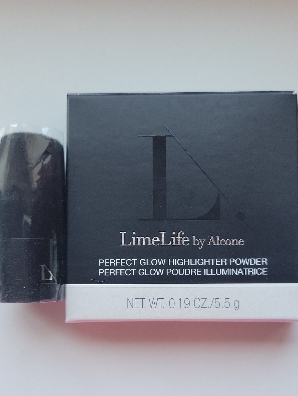 NEW LimeLife by Alcone Perfect Glow Highlighter Powder W/ Mini Brush